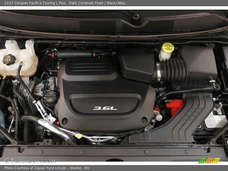 Dark Cordovan Pearl / Black/Alloy 2017 Chrysler Pacifica Touring L Plus