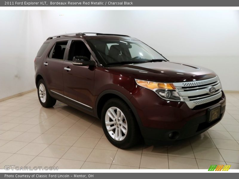 Bordeaux Reserve Red Metallic / Charcoal Black 2011 Ford Explorer XLT