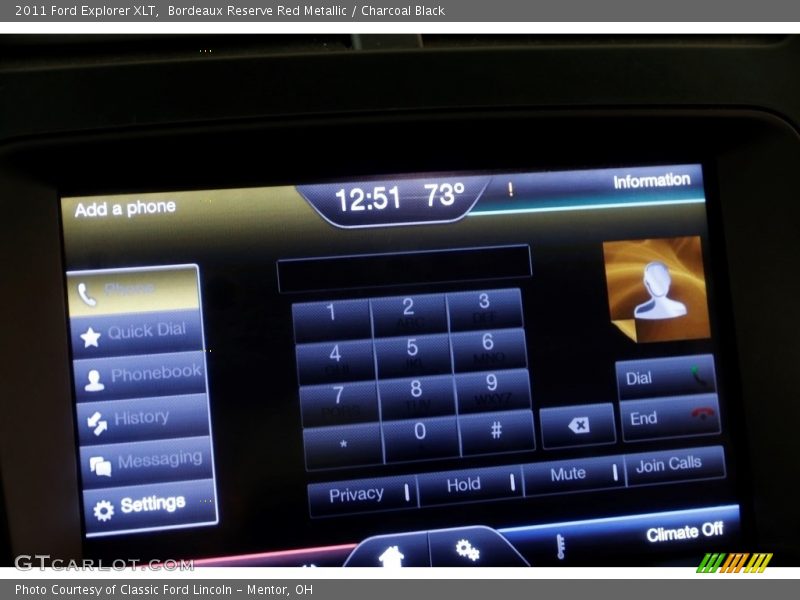 Bordeaux Reserve Red Metallic / Charcoal Black 2011 Ford Explorer XLT