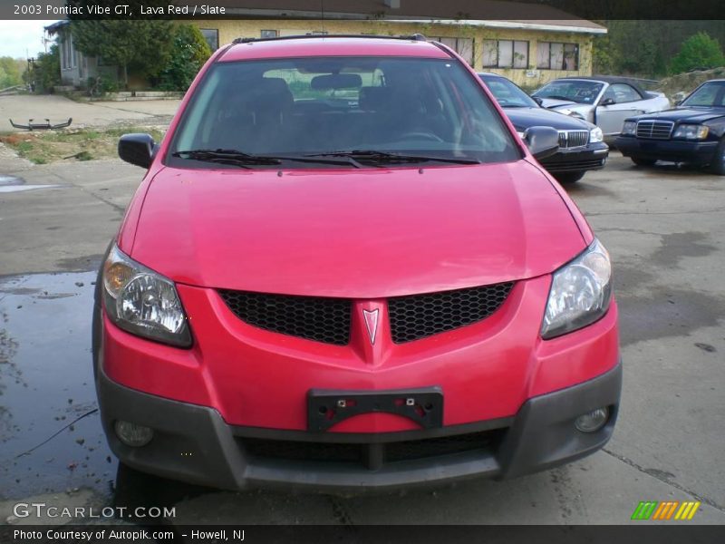 Lava Red / Slate 2003 Pontiac Vibe GT