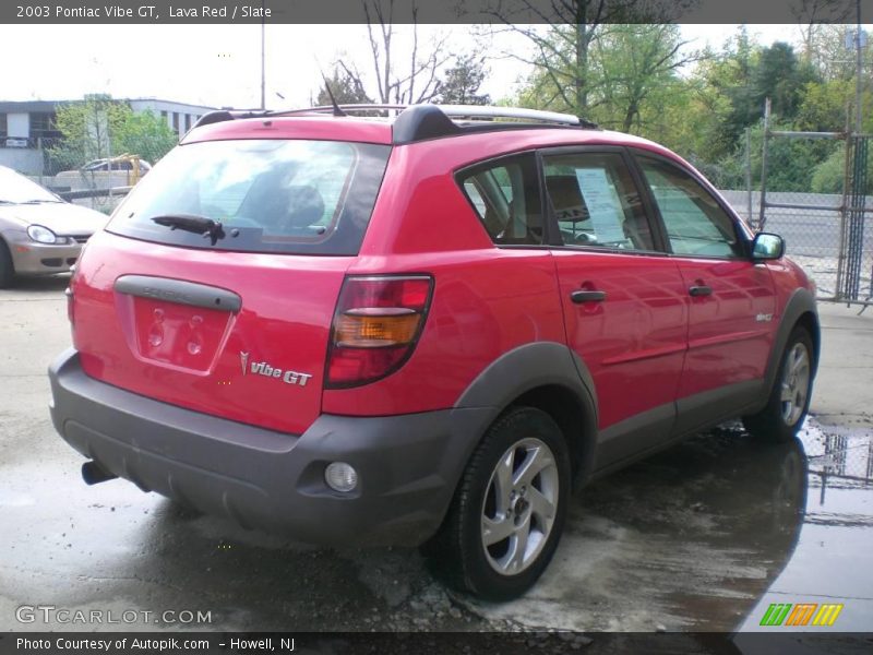 Lava Red / Slate 2003 Pontiac Vibe GT