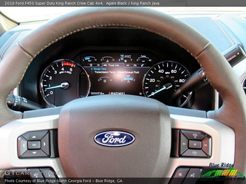 Agate Black / King Ranch Java 2019 Ford F450 Super Duty King Ranch Crew Cab 4x4