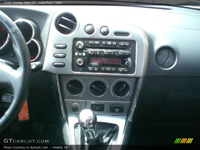 Lava Red / Slate 2003 Pontiac Vibe GT