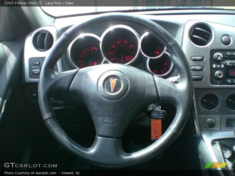 Lava Red / Slate 2003 Pontiac Vibe GT