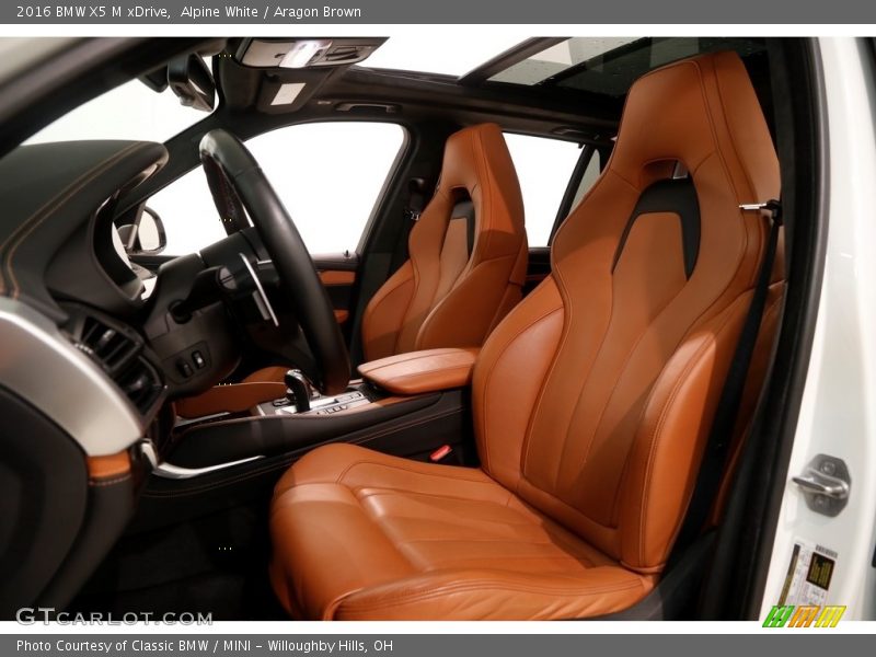  2016 X5 M xDrive Aragon Brown Interior