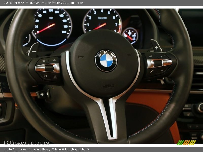 Alpine White / Aragon Brown 2016 BMW X5 M xDrive