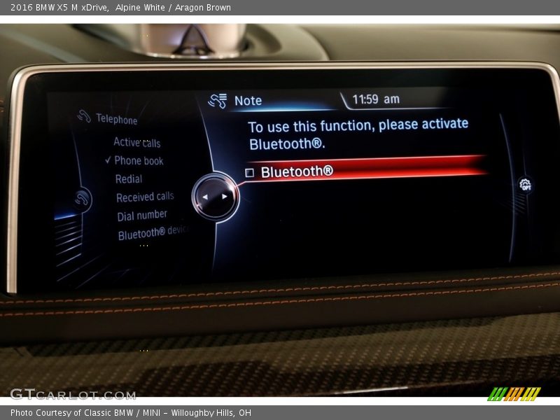 Alpine White / Aragon Brown 2016 BMW X5 M xDrive