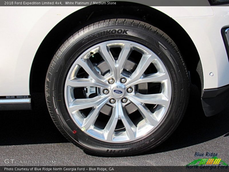 White Platinum / Medium Stone 2018 Ford Expedition Limited 4x4