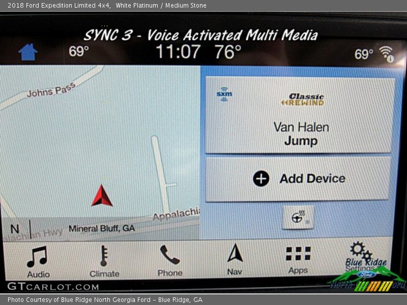 White Platinum / Medium Stone 2018 Ford Expedition Limited 4x4