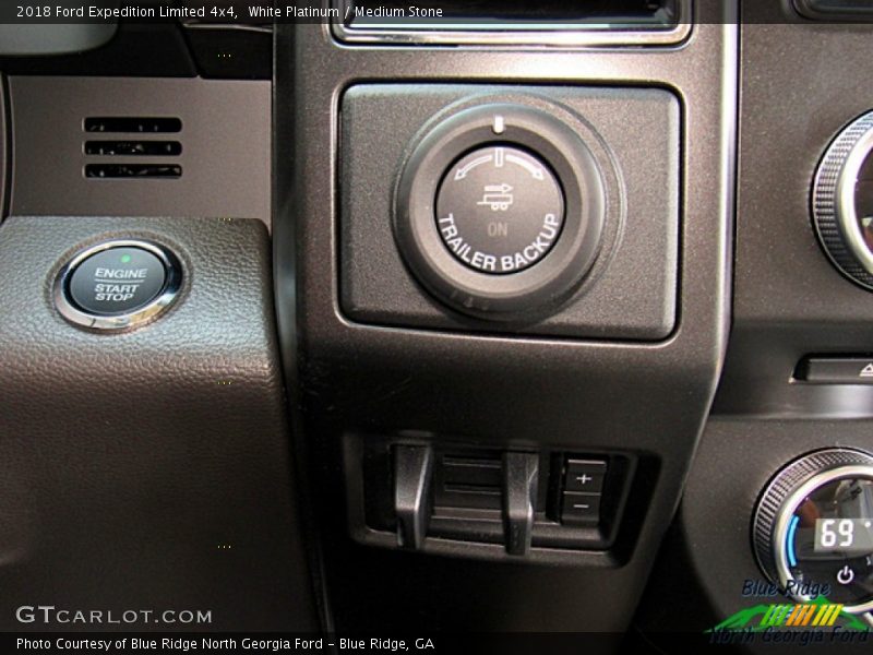 White Platinum / Medium Stone 2018 Ford Expedition Limited 4x4