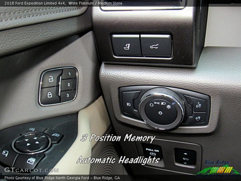 White Platinum / Medium Stone 2018 Ford Expedition Limited 4x4