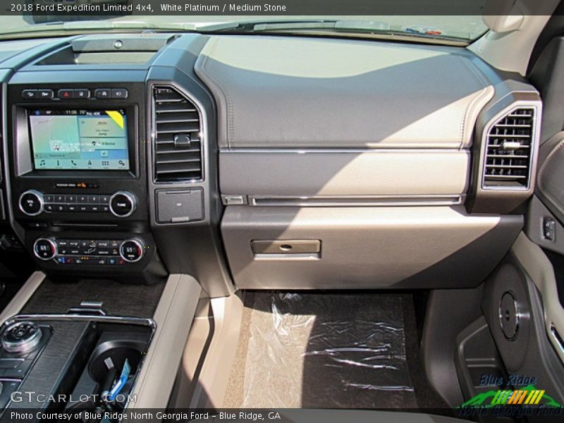 White Platinum / Medium Stone 2018 Ford Expedition Limited 4x4