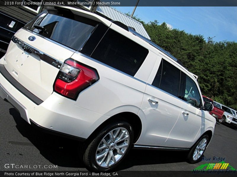 White Platinum / Medium Stone 2018 Ford Expedition Limited 4x4