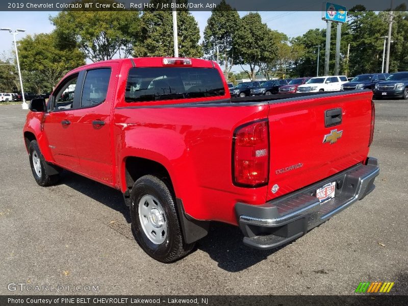 Red Hot / Jet Black/Dark Ash 2019 Chevrolet Colorado WT Crew Cab