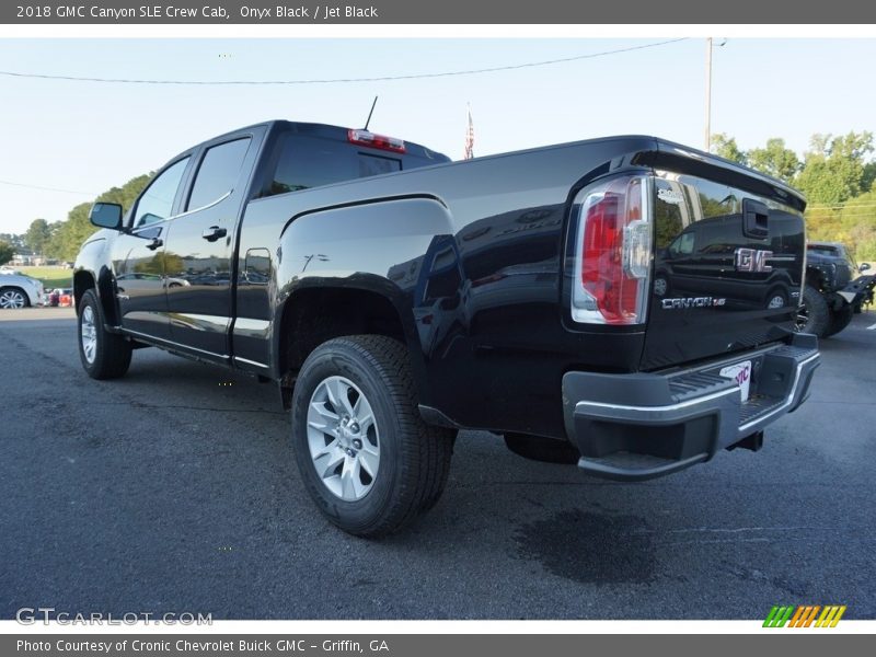 Onyx Black / Jet Black 2018 GMC Canyon SLE Crew Cab