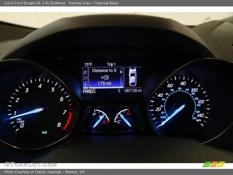Sterling Gray / Charcoal Black 2014 Ford Escape SE 1.6L EcoBoost