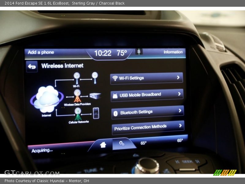 Sterling Gray / Charcoal Black 2014 Ford Escape SE 1.6L EcoBoost