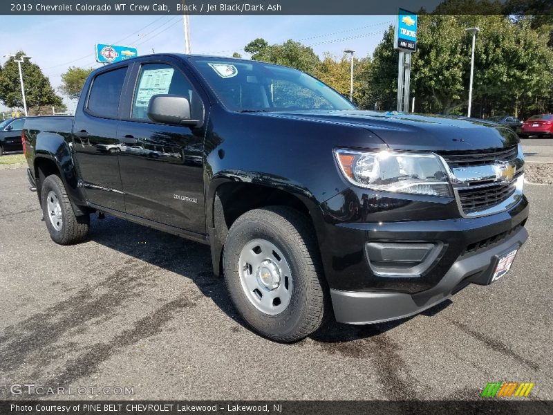 Black / Jet Black/Dark Ash 2019 Chevrolet Colorado WT Crew Cab