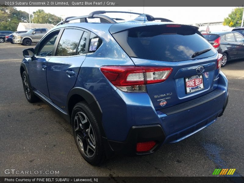 Quartz Blue Pearl / Gray 2019 Subaru Crosstrek 2.0i Limited