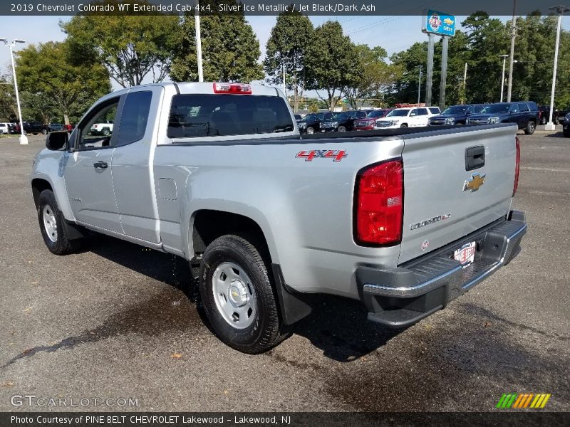 Silver Ice Metallic / Jet Black/Dark Ash 2019 Chevrolet Colorado WT Extended Cab 4x4