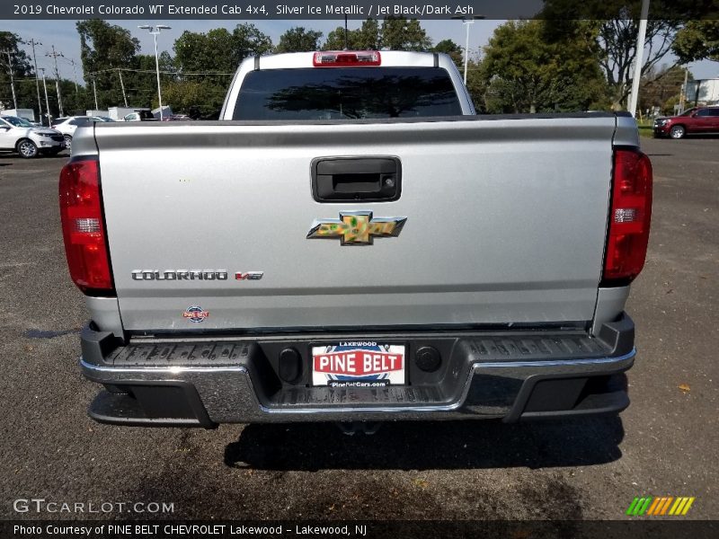 Silver Ice Metallic / Jet Black/Dark Ash 2019 Chevrolet Colorado WT Extended Cab 4x4