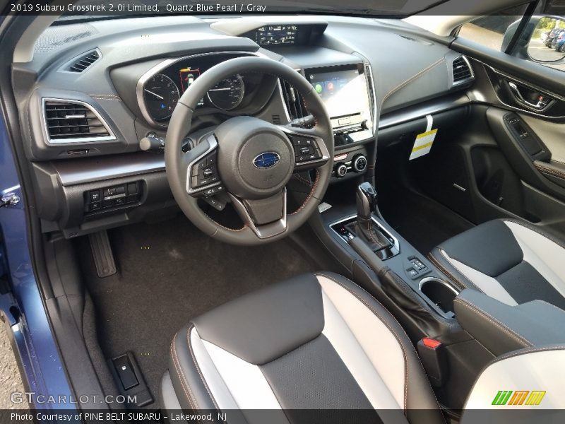 Quartz Blue Pearl / Gray 2019 Subaru Crosstrek 2.0i Limited