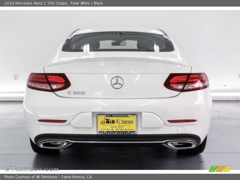 Polar White / Black 2019 Mercedes-Benz C 300 Coupe