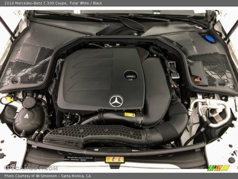 Polar White / Black 2019 Mercedes-Benz C 300 Coupe