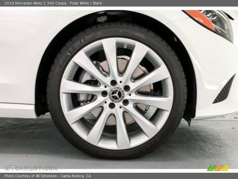 Polar White / Black 2019 Mercedes-Benz C 300 Coupe