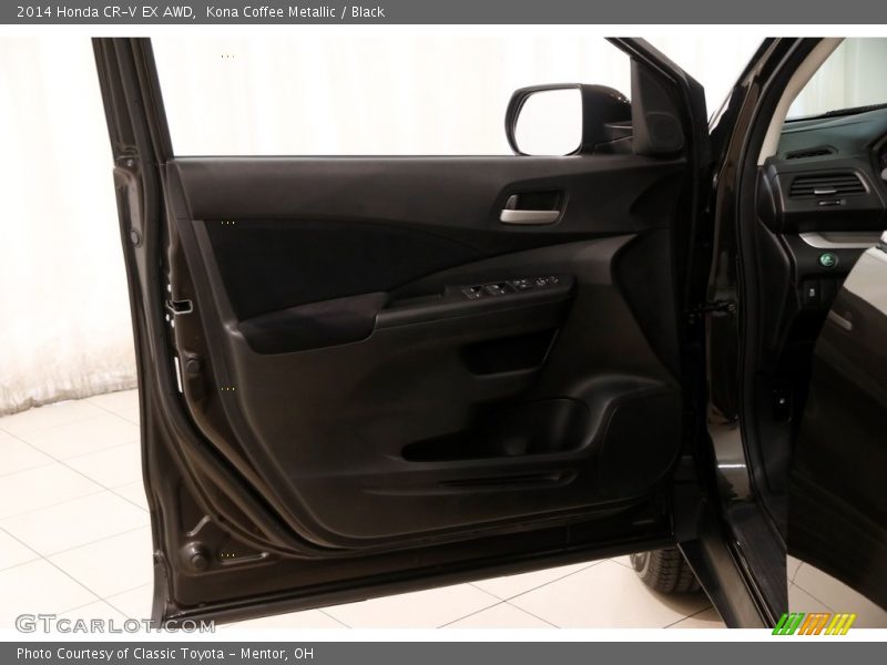 Kona Coffee Metallic / Black 2014 Honda CR-V EX AWD