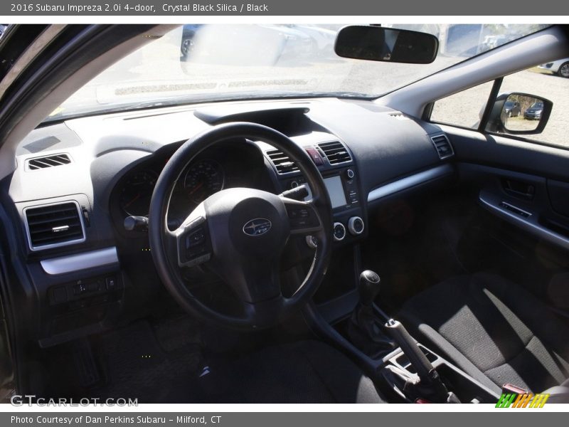 Crystal Black Silica / Black 2016 Subaru Impreza 2.0i 4-door