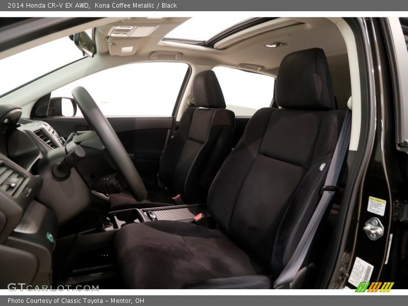 Kona Coffee Metallic / Black 2014 Honda CR-V EX AWD