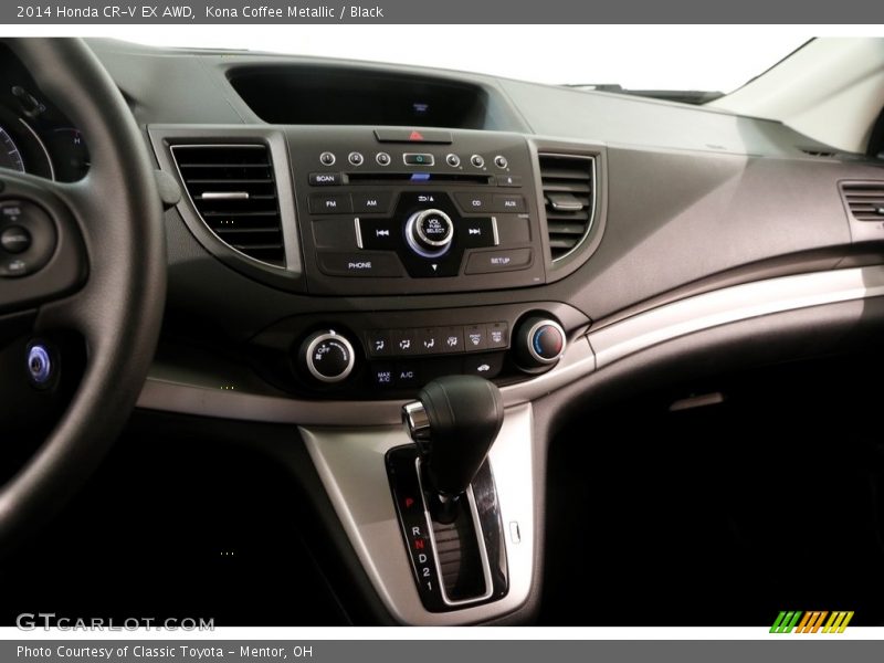 Kona Coffee Metallic / Black 2014 Honda CR-V EX AWD
