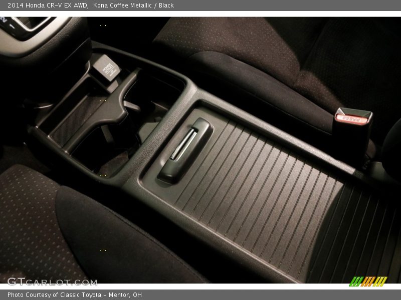 Kona Coffee Metallic / Black 2014 Honda CR-V EX AWD