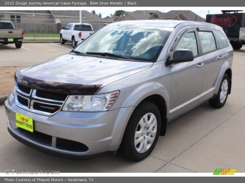 Billet Silver Metallic / Black 2015 Dodge Journey American Value Package