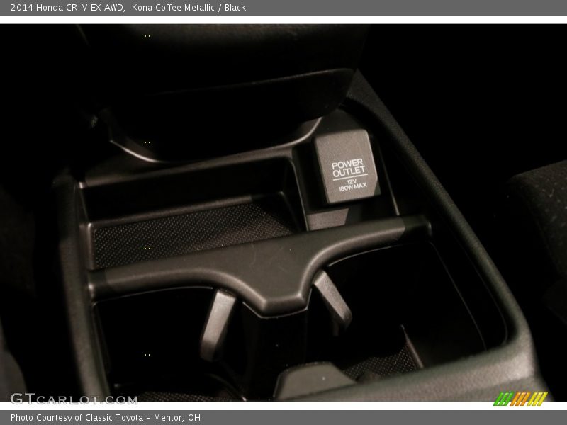 Kona Coffee Metallic / Black 2014 Honda CR-V EX AWD