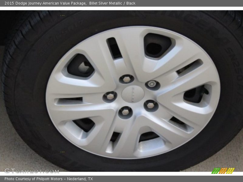 Billet Silver Metallic / Black 2015 Dodge Journey American Value Package