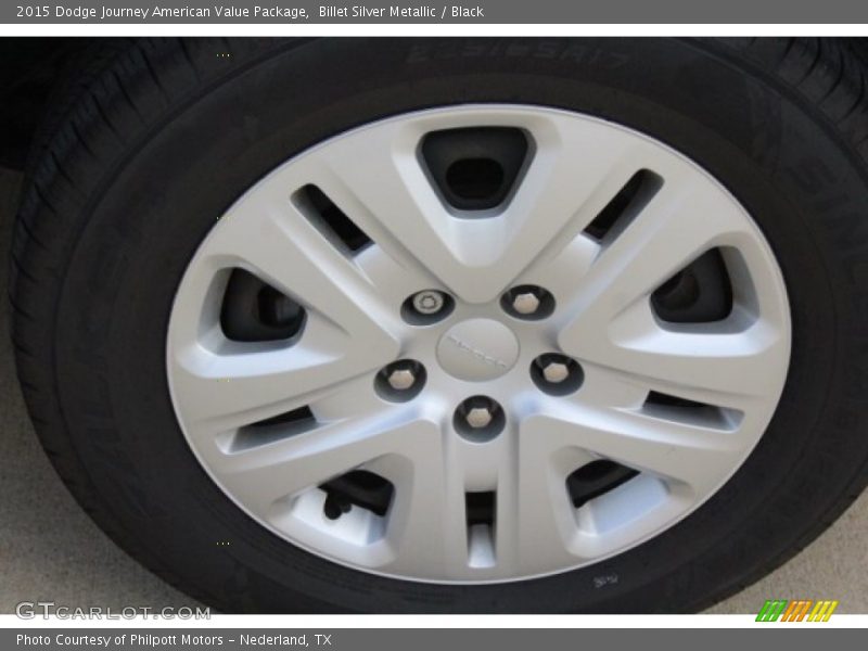 Billet Silver Metallic / Black 2015 Dodge Journey American Value Package