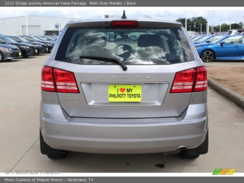Billet Silver Metallic / Black 2015 Dodge Journey American Value Package