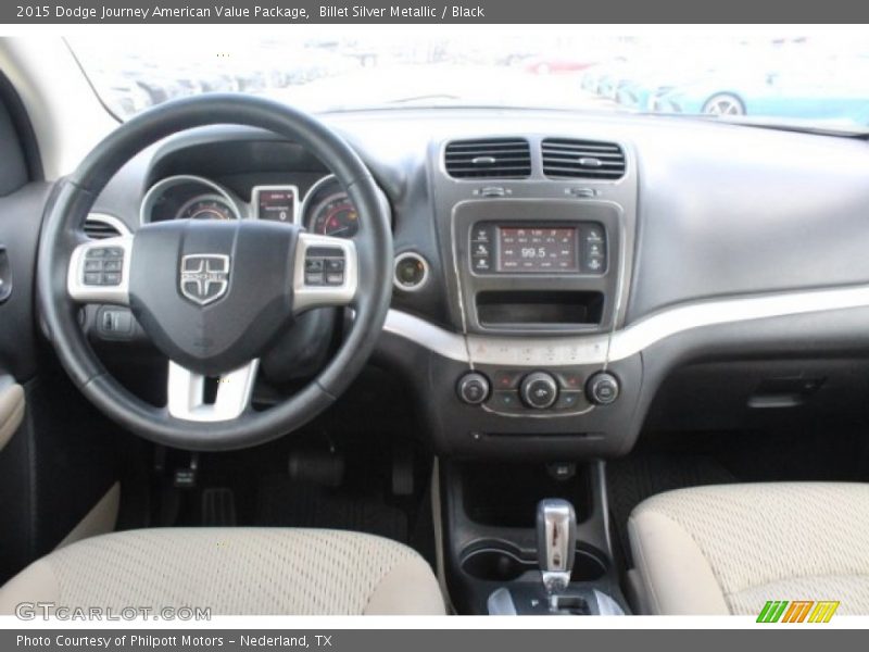 Billet Silver Metallic / Black 2015 Dodge Journey American Value Package