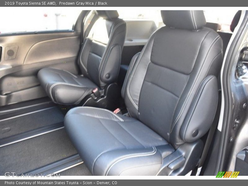 Rear Seat of 2019 Sienna SE AWD