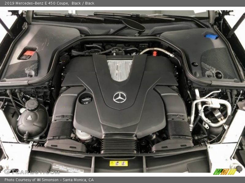 Black / Black 2019 Mercedes-Benz E 450 Coupe