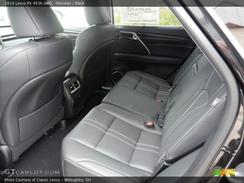 Rear Seat of 2019 RX 450h AWD