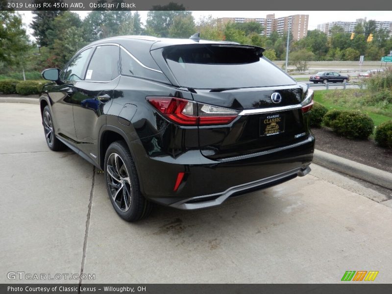  2019 RX 450h AWD Obsidian