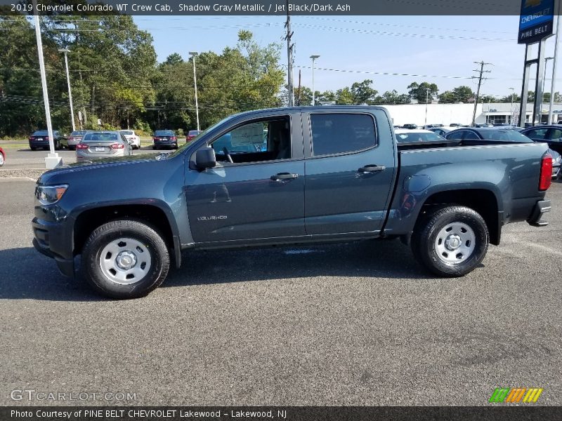 Shadow Gray Metallic / Jet Black/Dark Ash 2019 Chevrolet Colorado WT Crew Cab