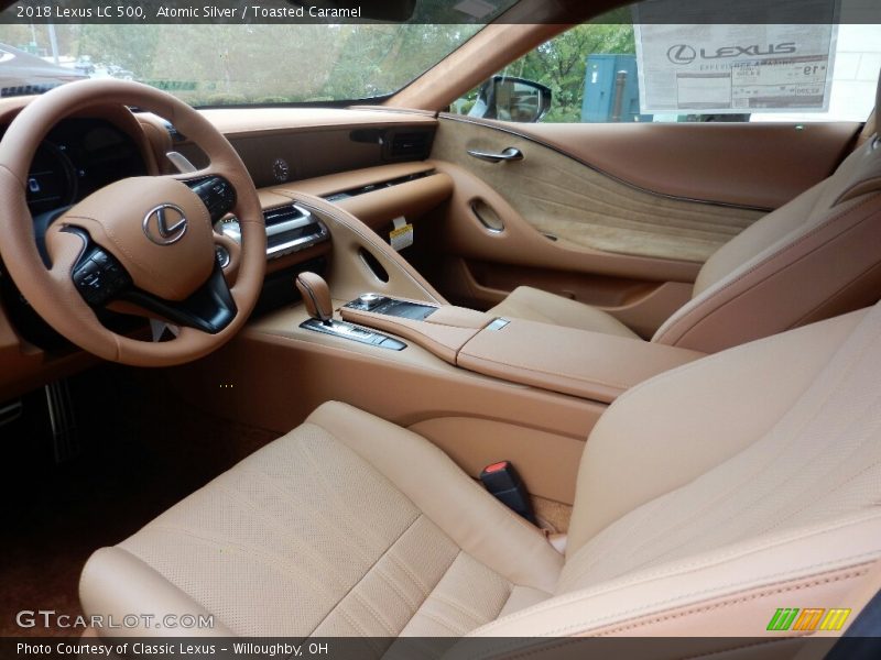  2018 LC 500 Toasted Caramel Interior