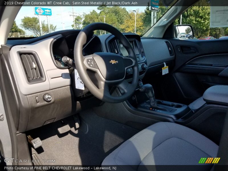 Satin Steel Metallic / Jet Black/Dark Ash 2019 Chevrolet Colorado WT Crew Cab
