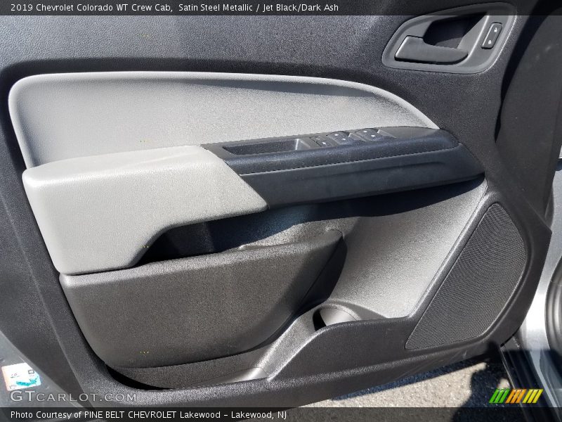 Satin Steel Metallic / Jet Black/Dark Ash 2019 Chevrolet Colorado WT Crew Cab