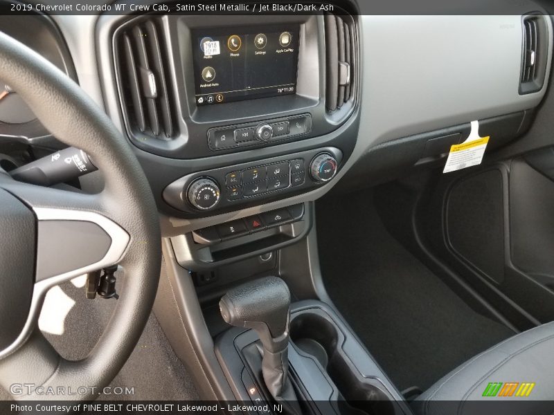 Satin Steel Metallic / Jet Black/Dark Ash 2019 Chevrolet Colorado WT Crew Cab