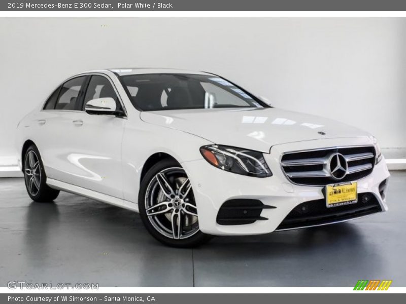 Polar White / Black 2019 Mercedes-Benz E 300 Sedan